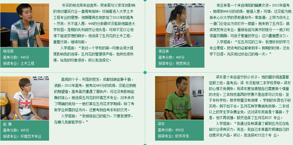高考生放弃二本，选择四川五月花专修学院_成都铁路学校招生